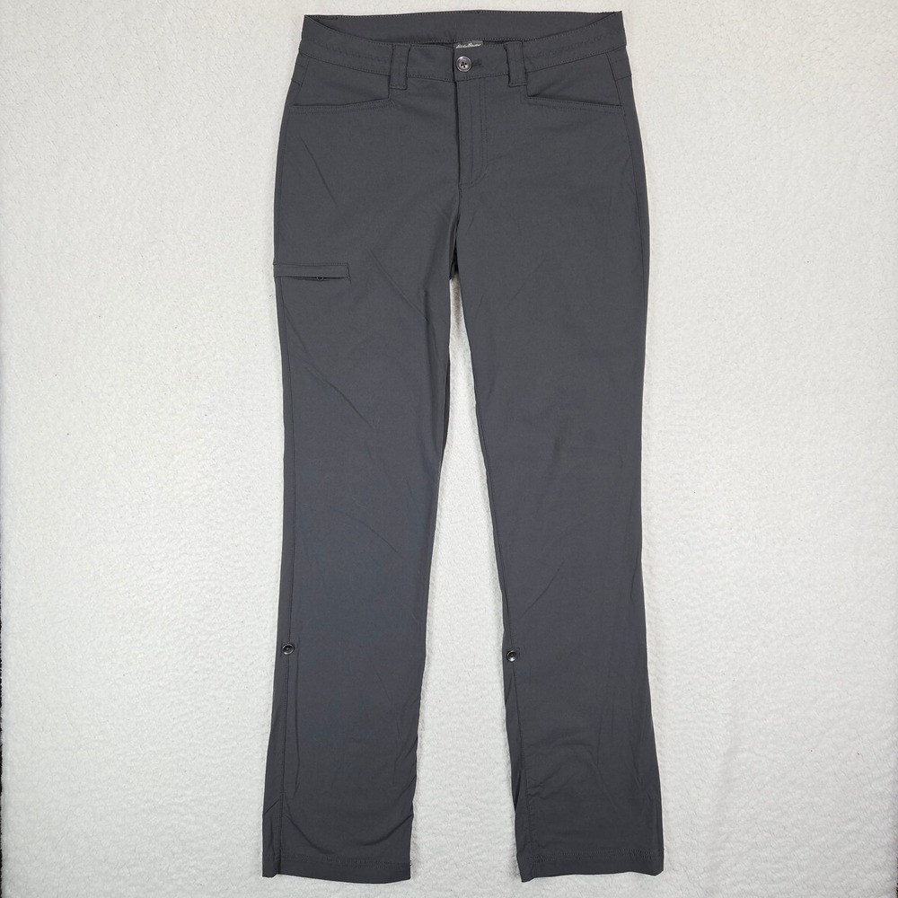 Eddie Bauer Womens Guide Pro Pants T6 Roll Up Hiking Gorpcore Utility Gray